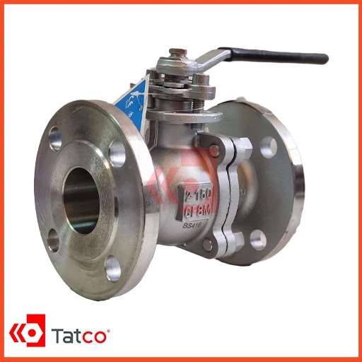 CF8M Stainless Steel Ball Valve Class 150 شیر توپی استنلس استیل CF8M کلاس 150