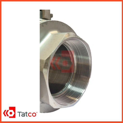 WOG Stainless Steel 316-4 شیر توپی دو تکه 1000WOG استنلس استیل 316