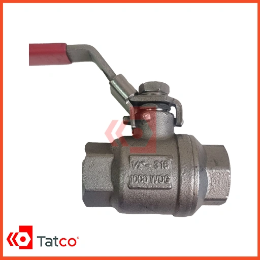 316 Stainless Steel Ball Valve PN64 (1000WOG)-2 شیر گازی استیل ۳۱۶ PN64(1000WOG)