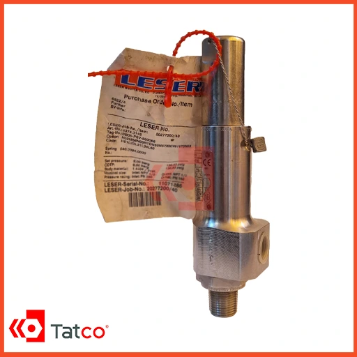 safety-valve-leser-SET.P-9bar شیر اطمینان LESER آلمان مدل 4374.3142