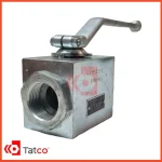 شیر گازی یا شیر ربع گرد BOHMER فشار بالا-PN 315