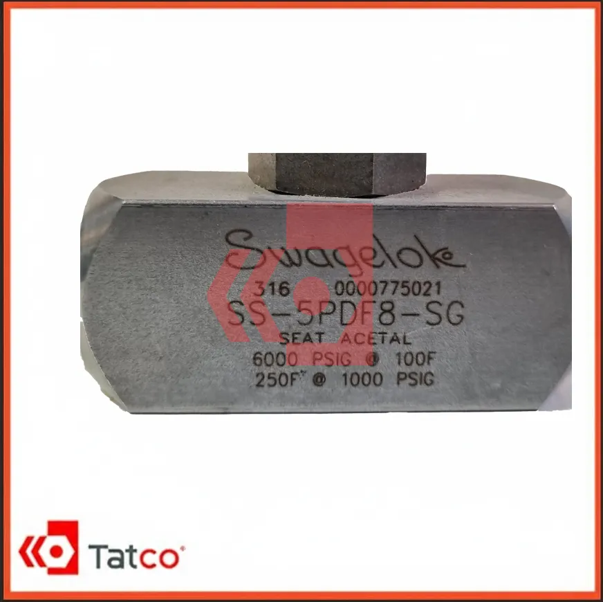 Needle Valve -NEEDEL VALVE- SWAGELOK Brand SS-5PDF8-SG (4)