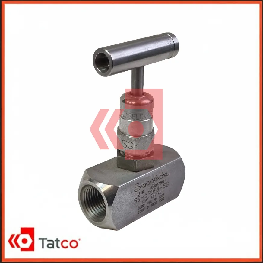 Needle Valve -NEEDEL VALVE- SWAGELOK Brand SS-5PDF8-SG